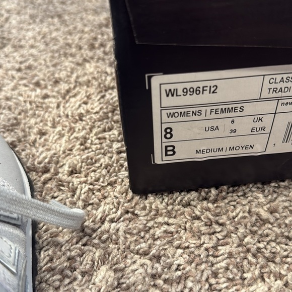 New Balance X Figs 996 Shoes Light Gray and Maroon Sneakers size 8 - Picture 10 of 10